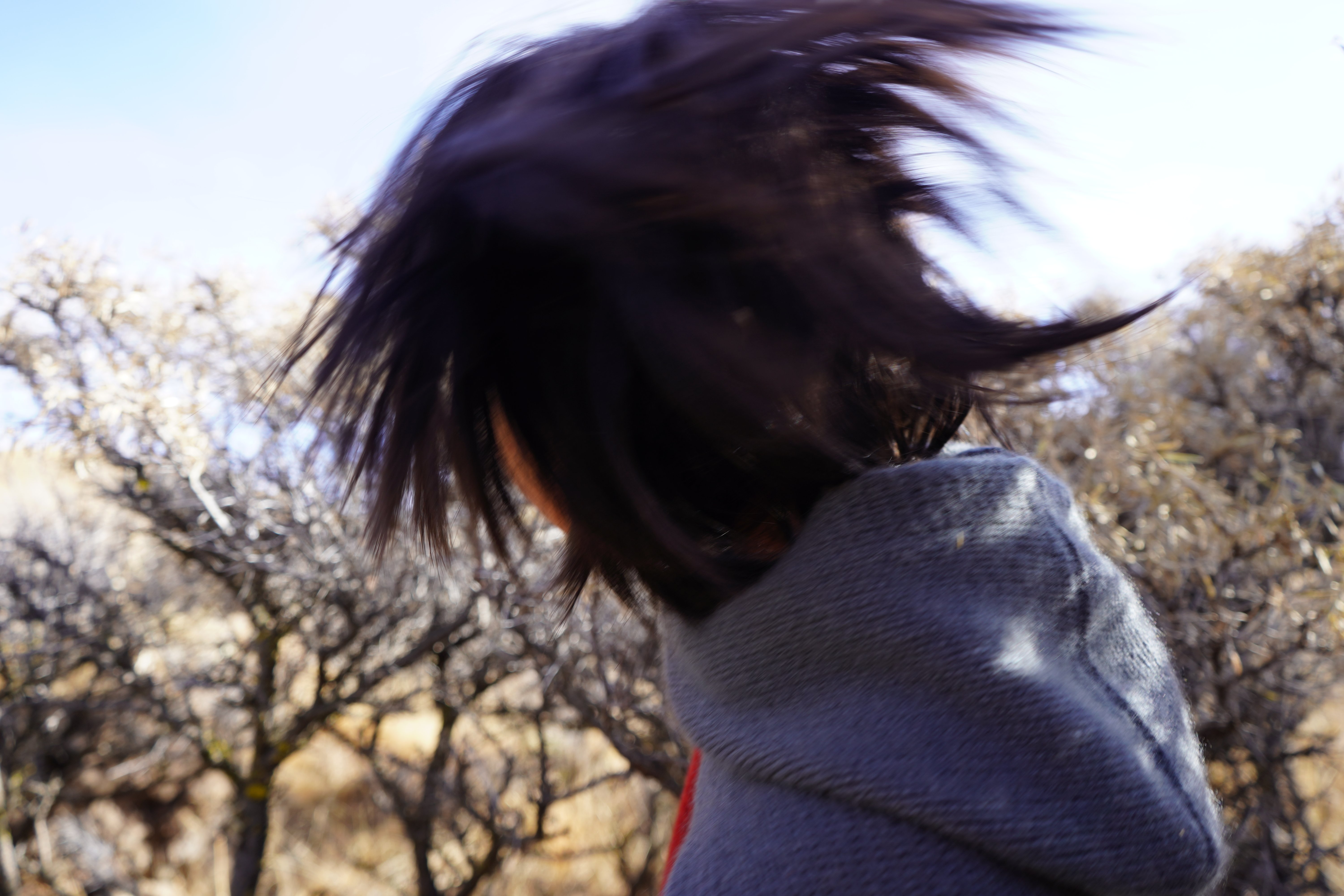 Girl spinning